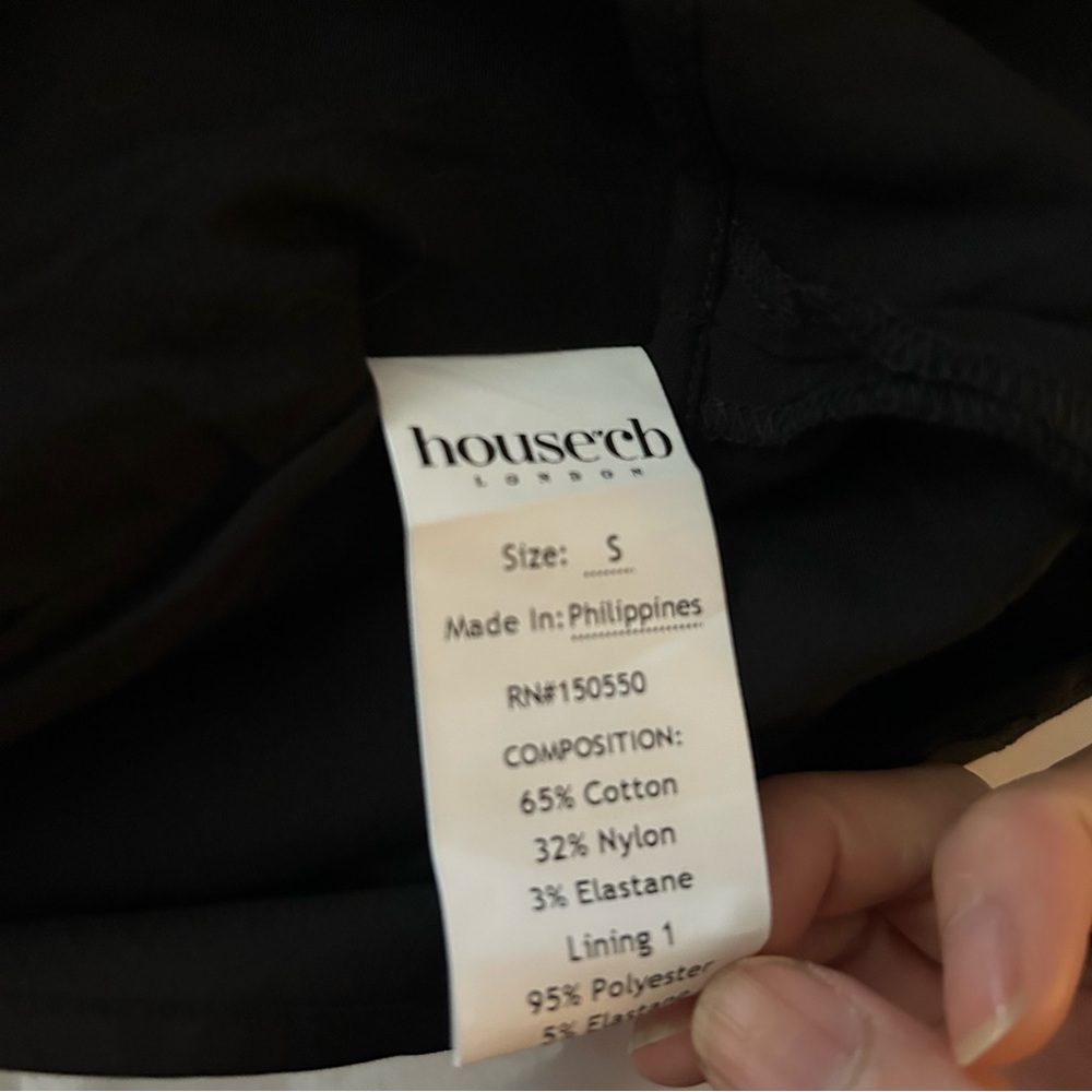 House of CB 'Carlotta' Black Corset Mini Dress size small NEW π - Picture 9 of 11